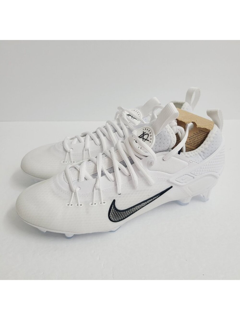 NEW Nike Huarache 9 Elite LAX SE Lacrosse Cleats FD0089-101 Size 7T White #1
